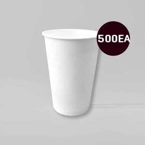 국내생산 13온스 친환경 무지 종이컵 테이크아웃컵 카페 일회용 390ml 500개