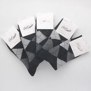 크로커다일 남자 고급 신사 정장양말 중목양말 아가일 CD2000 (5켤레)