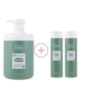 엔씨페트라 프리미엄 티트리 엘피피 트리트먼트 1000ml+250mlx2 /손상 염색모발용 두피겸용