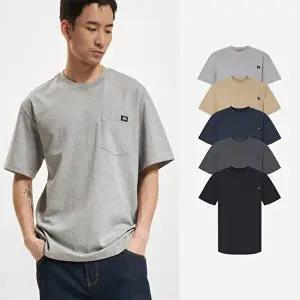 [디키즈]디키즈 USA핏 무지 포켓 헤비웨이트 반팔 티셔츠
