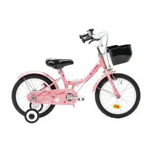[삼천리자전거]삼천리 2025 아이바이크 40.64cm(16인치) 라이트핑크 접이식 보조바퀴자전거 체인자전거