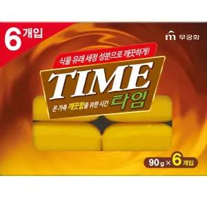 무궁화 타임비누 90g*6입