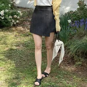 [코코블랑] 테스 랩 스커트 팬츠(논페이드)