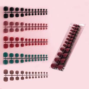고품질 네일아트 요일별 기분따라 붙이는 매트패디팁 5종세트 발톱꾸밈 발톱연장팁 연예인팁 (WFHTVCT)