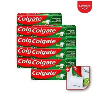 [콜게이트]콜게이트 colgate 미국 고불소 잇몸 시린이 충치 불소 쿨민트 치약 100gx10개+치약짜개