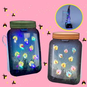 자연을 학습하는 귀여운 반딧불 무드등 만들기 DIY 채색놀이 꾸미기 세트