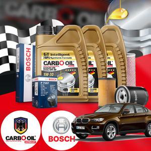 BMW E71 X6 (08~14) 30d (N57) 디젤 카보 골드 5W30 C2 C3 엔진오일필터세트 7L iter