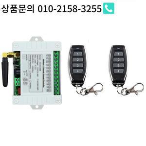 스마트 다중 DC 12V 36V 433 MHz 4CH 무선 라디오 10A 릴레이 RF 리모컨 스위치 리시버 + 차고용 송신기