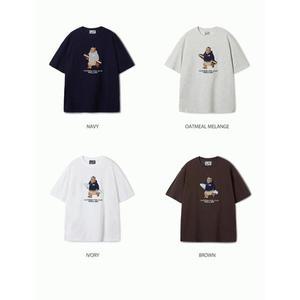 [후아유]WHOAU 공용 스티브 패치 반팔티 Steve Patch Short Sleeve Tshirt WHRAF3725USG