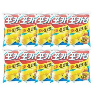 오리온 포카칩 오리지널 66g x 10개