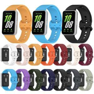 삼성 Galaxy Fit3 SM-R390 손목 밴드 용 실리콘 스트랩 여러 색상 교체 팔찌 SmartWatch 액세서리
