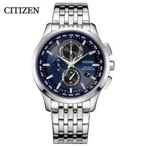 시티즌 Citizen [세금포함] [정품] Eco Drive Rdaio제어 크로노그랩 Men’s 시계 AT8110-61L NEW In Box 손