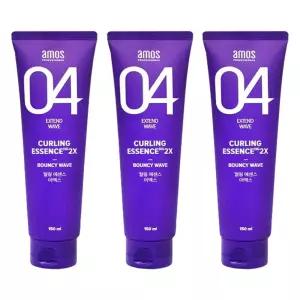 아모스 04 스타일 컬링 에센스 2X 이엑스 150ml 파마 펌 헤어 스타일링 x 3개