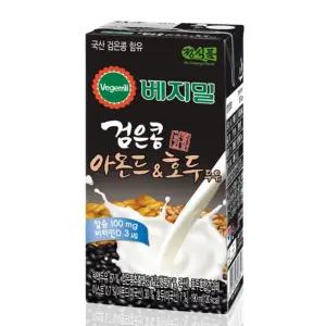 정식품 베지밀 검은콩 아몬드와호두 두유 190ml x 32팩