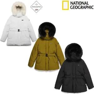 내셔널지오그래픽 N244WDW310 여성 아틀라스 윈드스토퍼 BY GORE-TEX LABS 중기장 구스 다운 점퍼