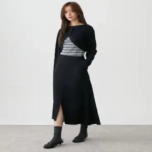 [AK플라자] [플라스틱아일랜드] 절개변형 롱 스커트 PR3WS862