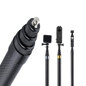 Insta360 X5 X3용 3m 셀카봉 ONE 118인치 카본 파이버 초장거리 연장 폴