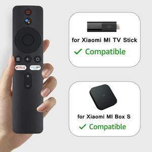 샤오미 미 박스 S 미 TV 스틱 4K 스마트 TV 4X 안드로이드용 MRSVI XMRM-006 블루투스 음성 리모컨 (구글