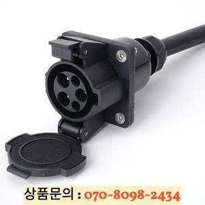 유형 1 휴대용 EV 충전기 연장 케이블 32A 7Kw 자동차 호환 모든 SAE J1772