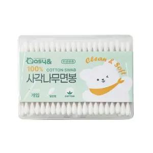 이지앤 사각나무면봉 200P