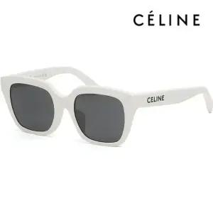[리퍼브] 셀린느 선글라스 CL40198F 25A 명품 화이트 모노크롬 빅사이즈