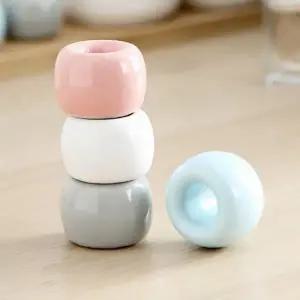 세라믹 스탠드 멀티 칫솔 홀더 볼펜 꽂이 DD 11235
