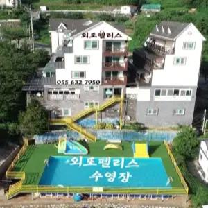 [경남 펜션] 거제도 외도펠리스펜션 (거제,통영,고성)