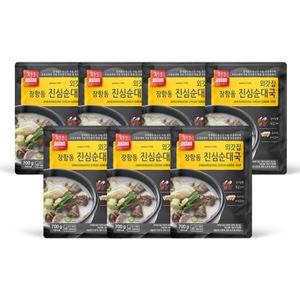 진한 사골 육수와 토종 순대국 700g X 7팩
