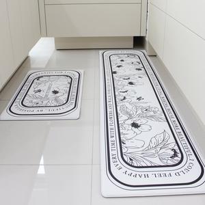 포시엘라 pvc 주방 매트 특대 싱크대 부엌 발매트 북유럽 180x45