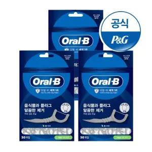 오랄비 치실 C자형 30개입 3개