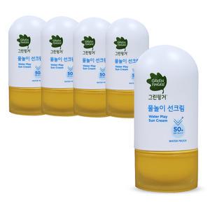 그린핑거물놀이 선크림 워터프루프 50ml x5개