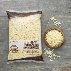 곰곰 슈레드 모짜렐라치즈 Extra Large, 2.5kg, 1개입, 1개 one option
