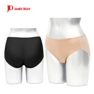 속옷MOA 제임스딘 여성 폴리스판 베이직 미디 노라인 햄라인 팬티세트(2매입)/JHWPP007