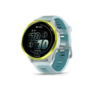 가민 포러너 570 러닝 GPS 스마트워치 화이트스톤/앰프 엘로우, 47mm