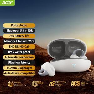 Acer 클립온 OWS Bluetooth 이어폰 OHR206 IP5 방수 Dolby 음질 AAC/SBC 무선 스포츠 5.4 헤드폰