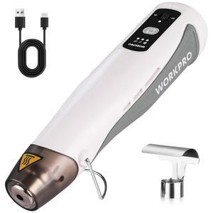 WORKPRO 7.2V 무선 히트건(반사경 노즐 포함), 온도 설정 2개 150 /360 , 수축 포장 PVC, 건조 페인트, 미니