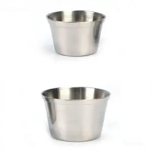 스텐 27종 간장 쌈장 마늘 양념 소스 종지 캠핑그릇 반찬그릇 소스볼 지름 7cm 8.4cm