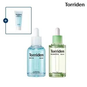 [SET] 토리든 다이브인 저분자 히알루론산 세럼 50ml+밸런스풀 시카 세럼 50ml (+수딩크림 20ml)