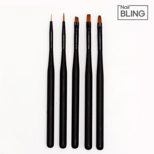 네일 브러쉬 5종 젤네일아트 브러시 셀프네일재료