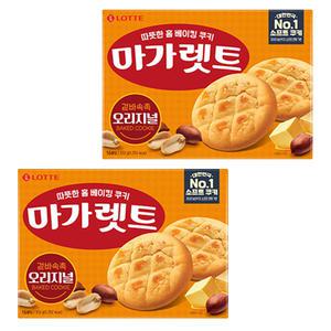 롯데 마가렛트 352g x 2개 / 대용량 파이 과자 간식