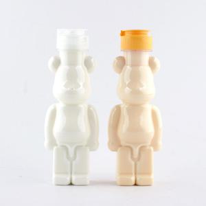 긴곰 250ml 100개 꿀통 소스통 시럽통 꿀튜브 소분용기 곰페트 밀크티병 페트병 플라스틱병 공병