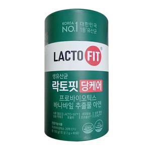 종근당건강 락토핏 당케어 프로바이오틱스 2g 60포 1통 ZCI