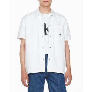 [Calvin Klein Jeans](강남점)남성 데님 캠프 반팔 셔츠(J325774)