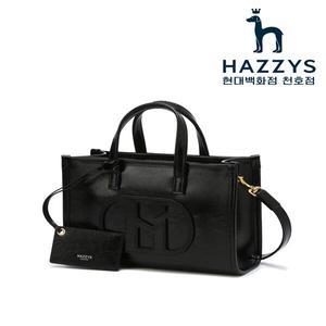 [헤지스ACC] HIBA5E506BK [H20크링클] H소가죽 패치 블랙 토트 겸 크로스 S