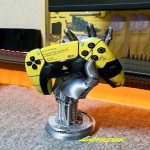 모터 뉴클리어 Motor Nuclear 사이버 펑크 로봇 핸들 브래킷 컬렉션 모델, 2077 조니 실버 핸드 주변 장치, Xbox PS4 PS5