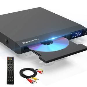 TV용 올 리전 프리 컴팩트 DVD 플레이어, 마이크 잭, AV 출력 및 USB 입력, PAL /NTSC 자동 스위치 시스템, RCA 케이블 리모컨으로 연결