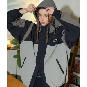 매장정품 꼼파뇨 CPGN STUDIO 크래킹 후드 윈드브레이커 블랙 C23SF43 715449