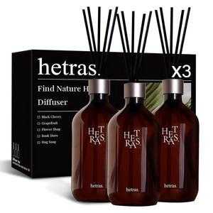 헤트라스 프리미엄 디퓨저 대용량 디퓨저 선물세트 제주사려니숲길 × 500ml × 3개