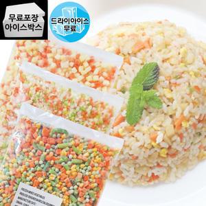 제이케이푸드 아토 냉동 혼합야채 1kg (3종) 당근 감자 완두콩 옥수수 냉동야채 볶음밥