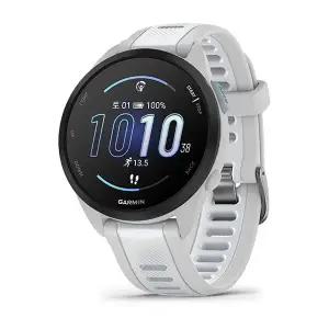 가민 포러너 165 러닝 GPS 스마트워치 미스트 그레이/화이트 스톤, 43mm